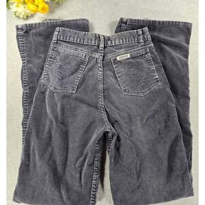 Vintage 70s Road Runner Corduroy High Rise Pants Women Size 27x33 ‎ Flare Leg